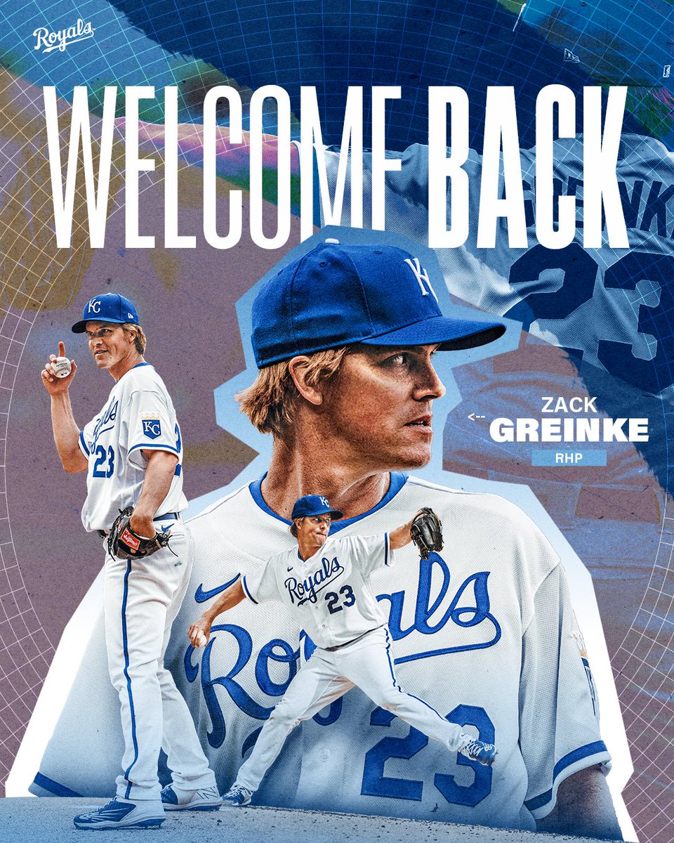 Royals's tweet photo. We have signed RHP Zack Greinke to a one-year deal.

Welcome back, Zack! https://t.co/a8a8fon1zo