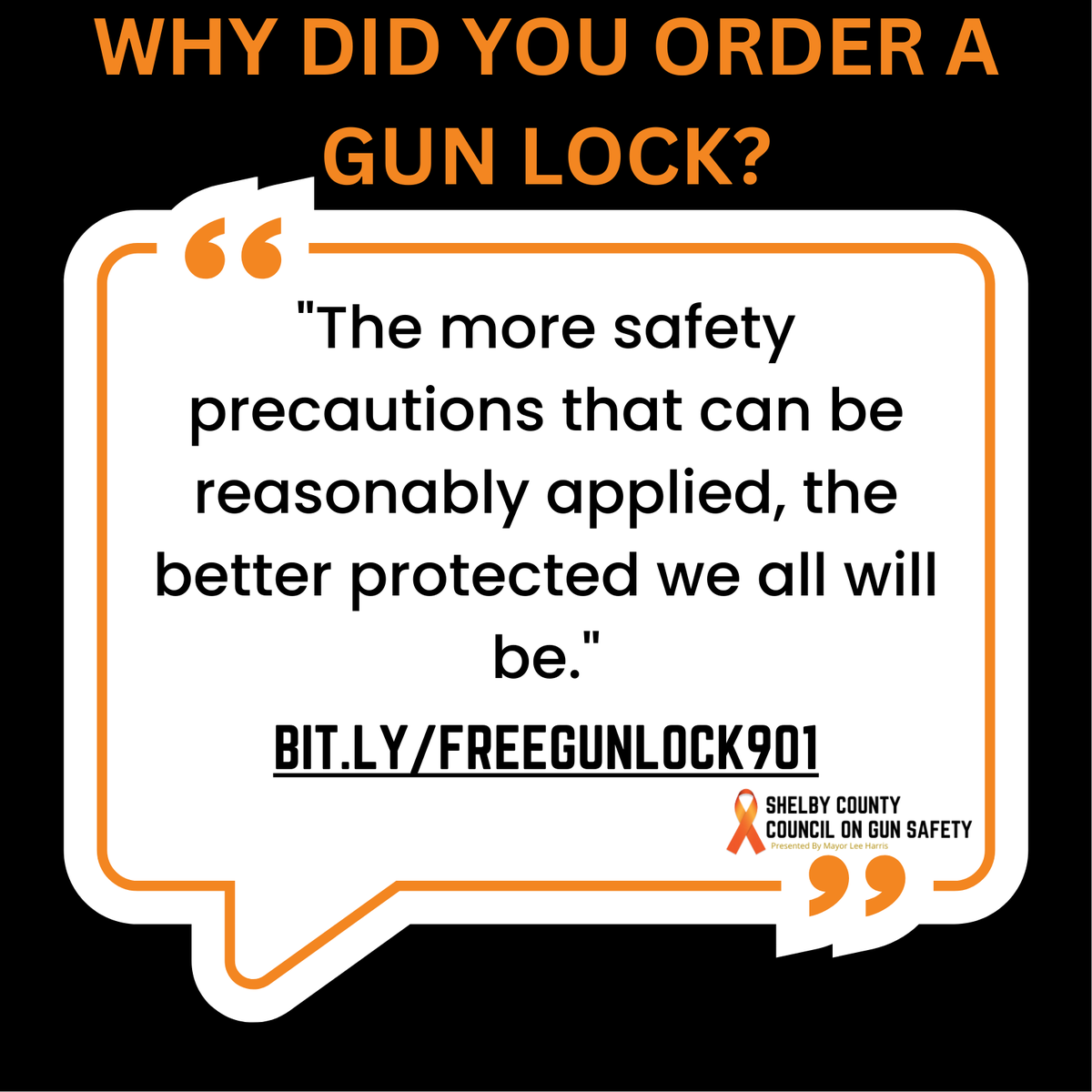 MayorLeeHarris's tweet photo. We can do more to prevent guns from ending up in kids' hands. We can also combat one of the biggest problems in Shelby County today: guns stolen from cars and other places because they're not properly locked and stored.
Visit https://t.co/K7SoilhZsF for #FreeGunLocks https://t.co/t8k41Wzq0X