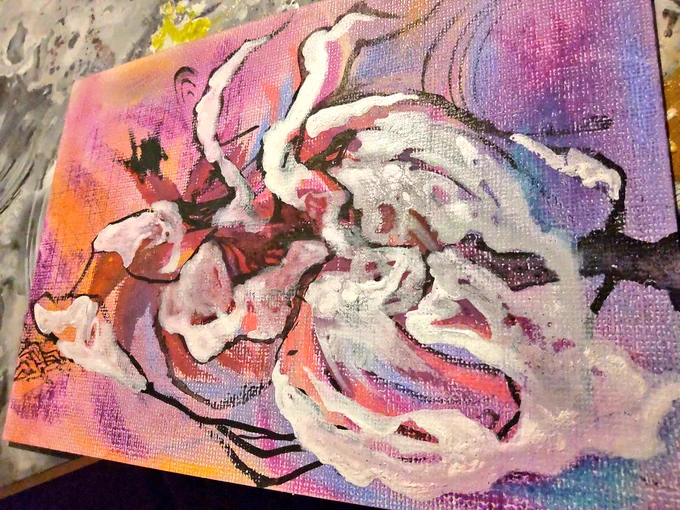 本集中に入る前の所謂アイディアが沸く間はひたすら描きながら描いて描く描きまくるスタイル10枚くらい一気とかザラですメモするより完成させた方が早いから身体が操られるなぁ #Drawing #Artwark 