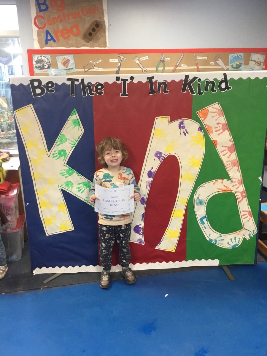 Well done to this week’s children who have received the ‘I in Kind’ award. Super kind and caring children.