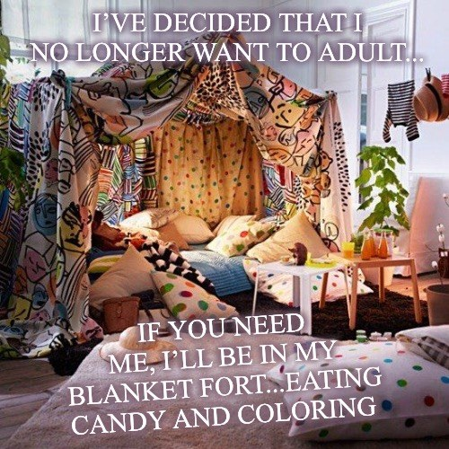 TLLC's tweet image. Seems like a good day for a blanket fort.  You with me? #polarvortex #onweather #socold