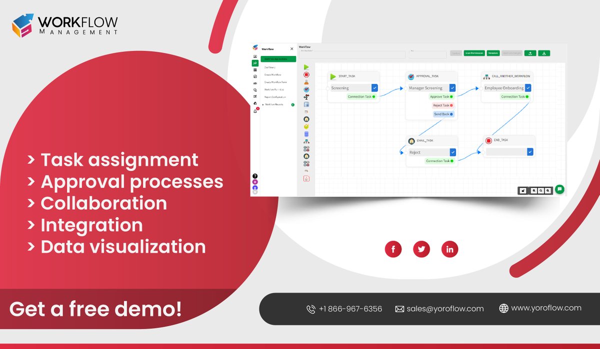 yoroflow's tweet photo. Our #workflowmanagement tools can be used in various industries, including finance, healthcare, construction, and manufacturing, to improve productivity and efficiency.
Know more: https://t.co/KtFQET0uVk
#Yoroflow #nocodeplatform #workflowautomation #approvalworkflow https://t.co/7UiqzKcDLb
