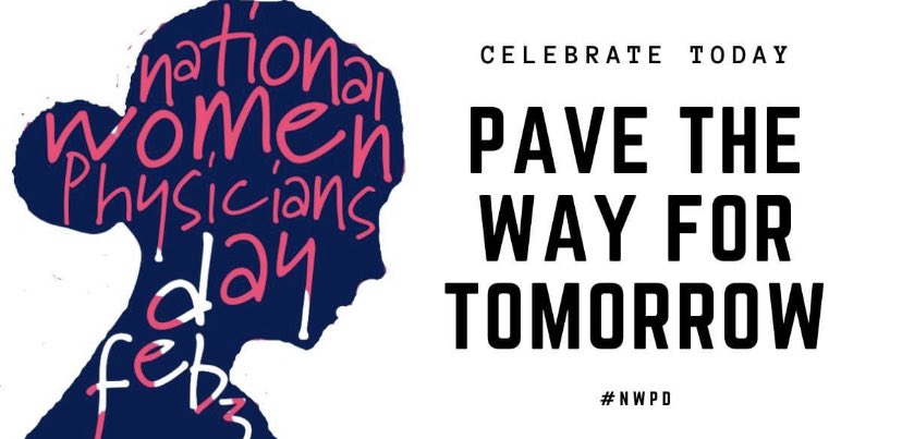 Happy National Women Physician’s Day to all of our wonderful women doctors @BrownMedicine @BrownMedPhys (and h/t to @SusanHingle for the graphic!) #NWPD