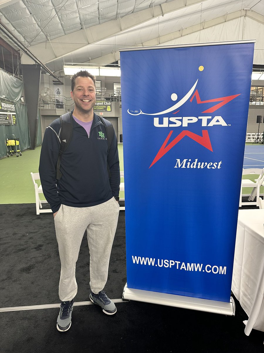 MP10spro's tweet photo. Presenting on Singles Strategies for HS tennis players @USPTA_Tennis @MW_USPTA https://t.co/FilTaKI2Md