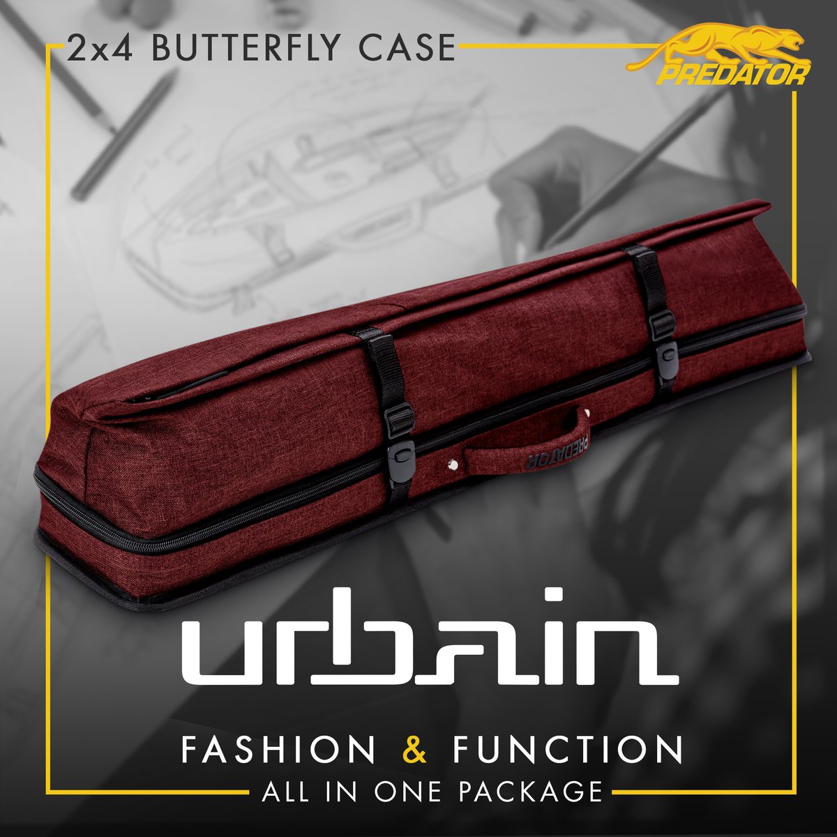 PredatorCues's tweet image. Looking for a pool cue case with a butterfly opening? 
Our Urbain cases were designed for anything, anywhere, at any time. Who knew having this much storage could look so good? 🤩
Fashion and Function: predatorcues.me/3WIf1XG
#PoolCueCase #PredatorUrbain #PredatorCues