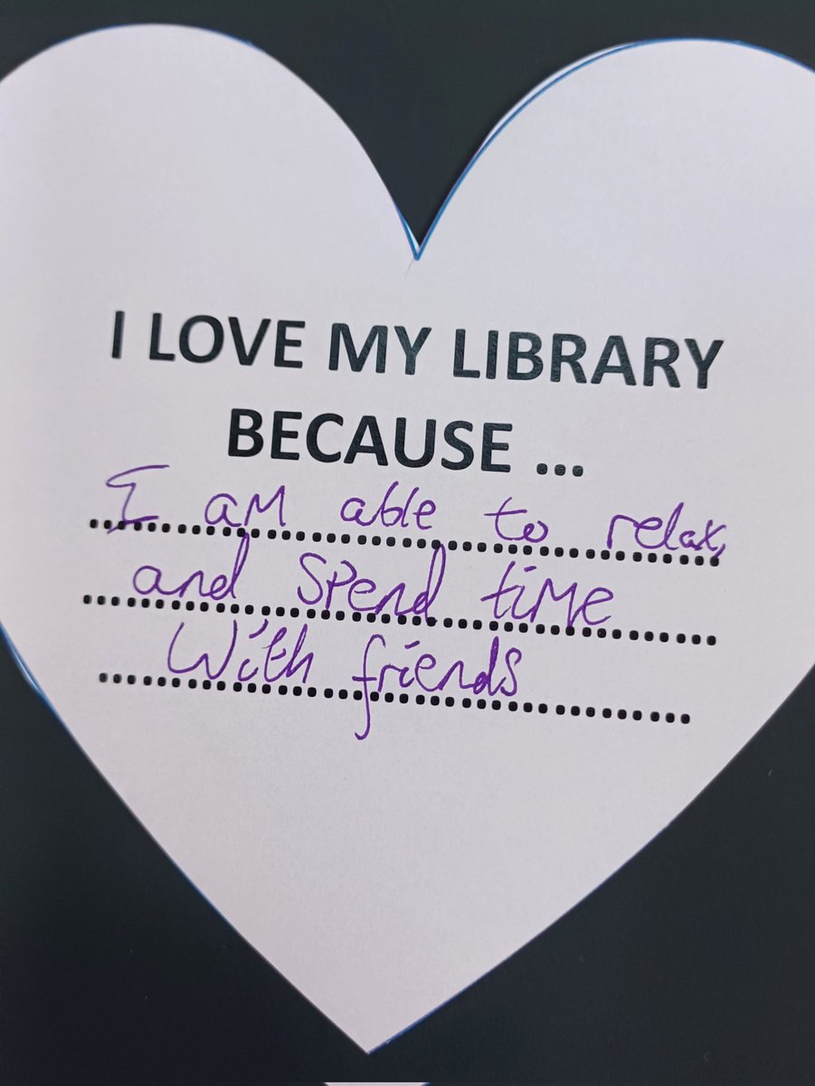 LibraryRc's tweet photo. "Everyone is nice and kind and I always feel welcome."
School libraries play an important role. They offer a safe and inclusive space for students to recharge, socialise, read and study.
@CollegiateTrust #readingforpleasure #library #Wellbeing https://t.co/l9Q0dhBymJ