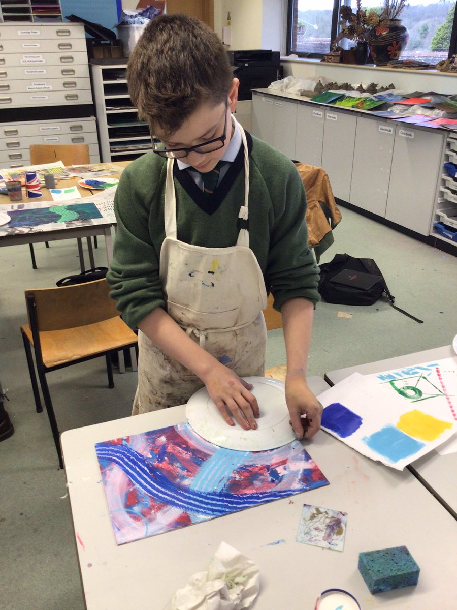 What a fantastic day 8A are having working with artist Jenny Muncaster exploring pattern and colour and creating these exciting abstract art works. We can’t wait to see the finished outcomes later on and to welcome Jenny back next week for 8B, C &amp; D to have their turn.