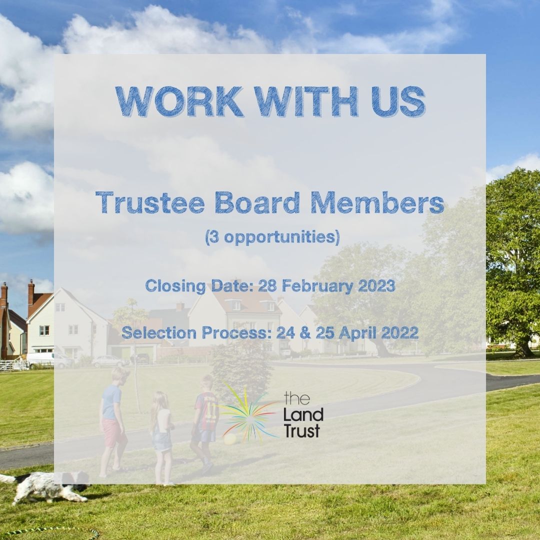 thelandtrust's tweet photo. The Land Trust are looking for three skilled and experienced individuals to become trustees. If you are passionate about the value of green space in our communities and would like to find out more, then please follow the link to find out more 👇
#chairty 

https://t.co/MttRjMRyZr https://t.co/WJbFaOhpwT