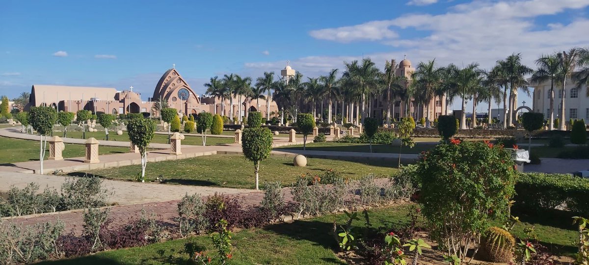 BishopAngaelos's tweet photo. A fruitful audience today with HH #PopeTawadrosII at the Logos Centre, situated in my home monastery of Saint Bishoy.
Wonderful to have a brief taste of desert silence for the few hours I was in #Skete/#Scetis (#WadiElNatrun), defined as the place where one ‘measures the heart’. https://t.co/5EP3hXBfBh