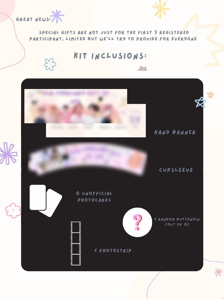 Czennies! One week to go! ~

Good news! Special gifts will be given to more than 3 participants (limited quantity) ❤ To everyone who had pre-registered &amp; will walk-in, see you next Saturday 💚