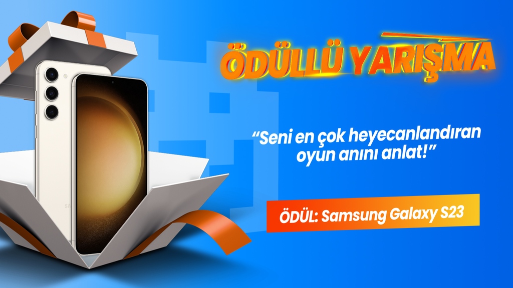 Multiplayer_TV's tweet photo. DEV ÖDÜLLÜ YARIŞMA! 🎁

Hikayesini bizlerle paylaşan bir takipçimize Samsung Galaxy S23 hediye!

♻ Tweeti alıntıla!

👾 Seni en çok heyecanlandıran oyun anını #HikayedeKalmasın hashtagi ile anlat.

✅ Samsung Galaxy S23 kazanma şansını yakala! https://t.co/Z1tGlC61Ga