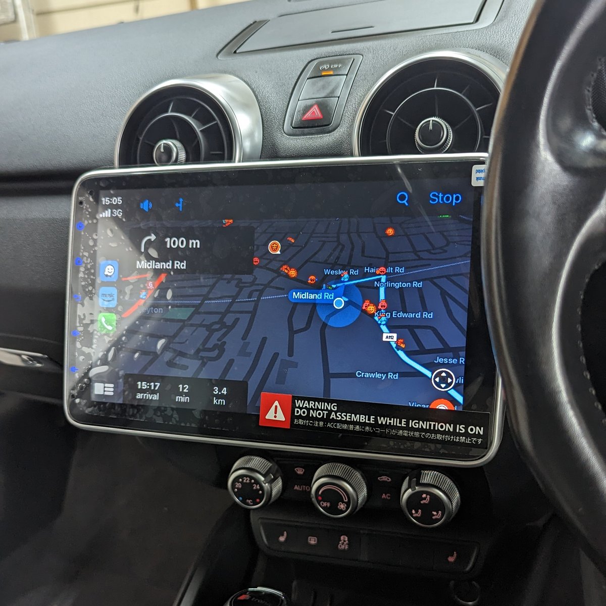 InCarMusic1's tweet image. 📲 Audi A1 with defective original screen, had no other solution but to fit a single din floating android screen 10" with Apple CarPLay, Reverse Camera, Youtube &amp;amp; Netflix.

🌐 incarmusic.co.uk/universal-sing…

 #audia1 #audia1sportback #audia1sline #audia1club #audia1forum #audia1tfsi