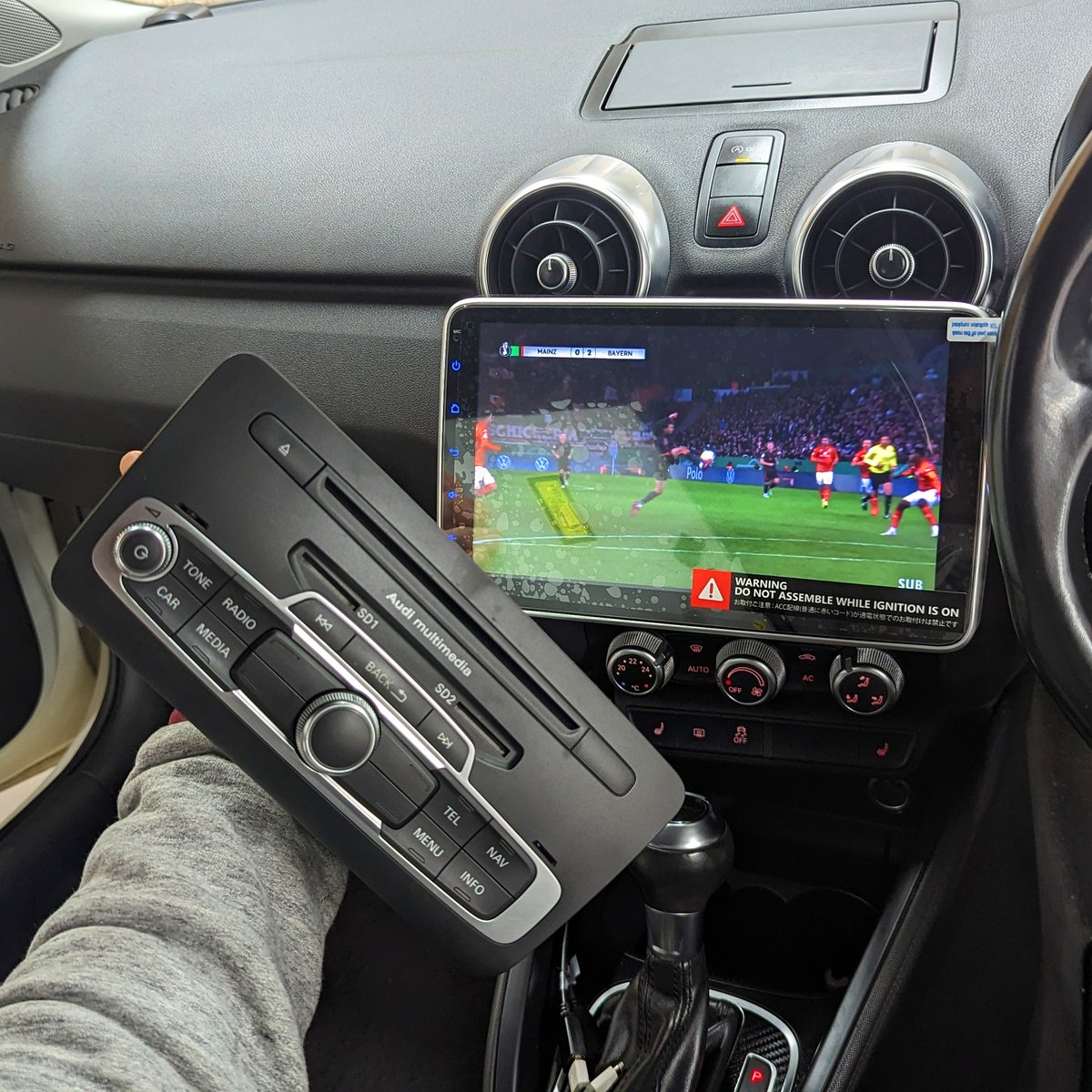 InCarMusic1's tweet image. 📲 Audi A1 with defective original screen, had no other solution but to fit a single din floating android screen 10" with Apple CarPLay, Reverse Camera, Youtube &amp;amp; Netflix.

🌐 incarmusic.co.uk/universal-sing…

 #audia1 #audia1sportback #audia1sline #audia1club #audia1forum #audia1tfsi