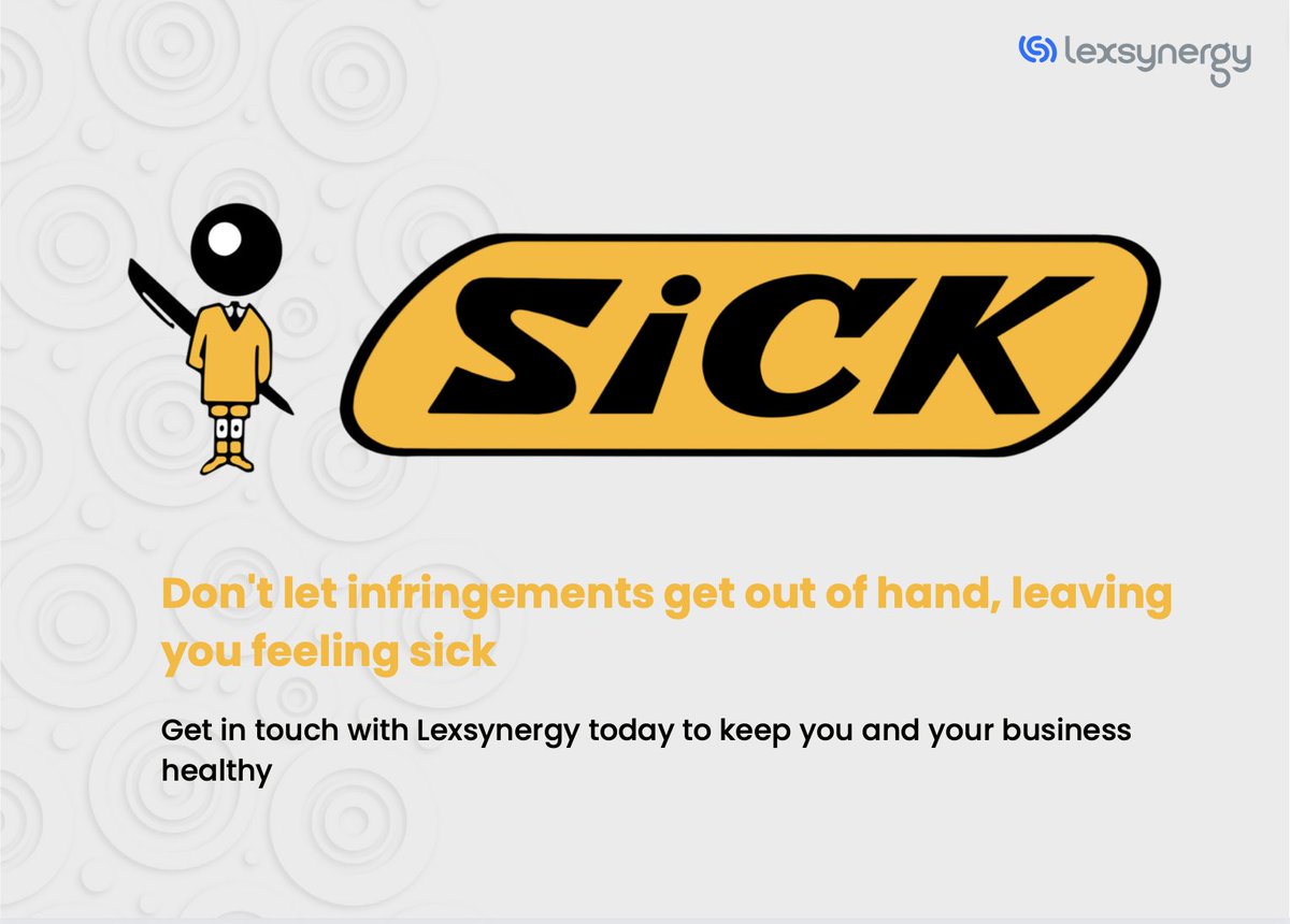 You wouldn’t let someone imitate your signature, so why let them imitate your brand? If you’re starting to get sick of it, then follow your gut and get in contact, tackling online brand abuse is what we do > lexsynergy.com #onlinebrandprotection #lexsynergy #sickofit
