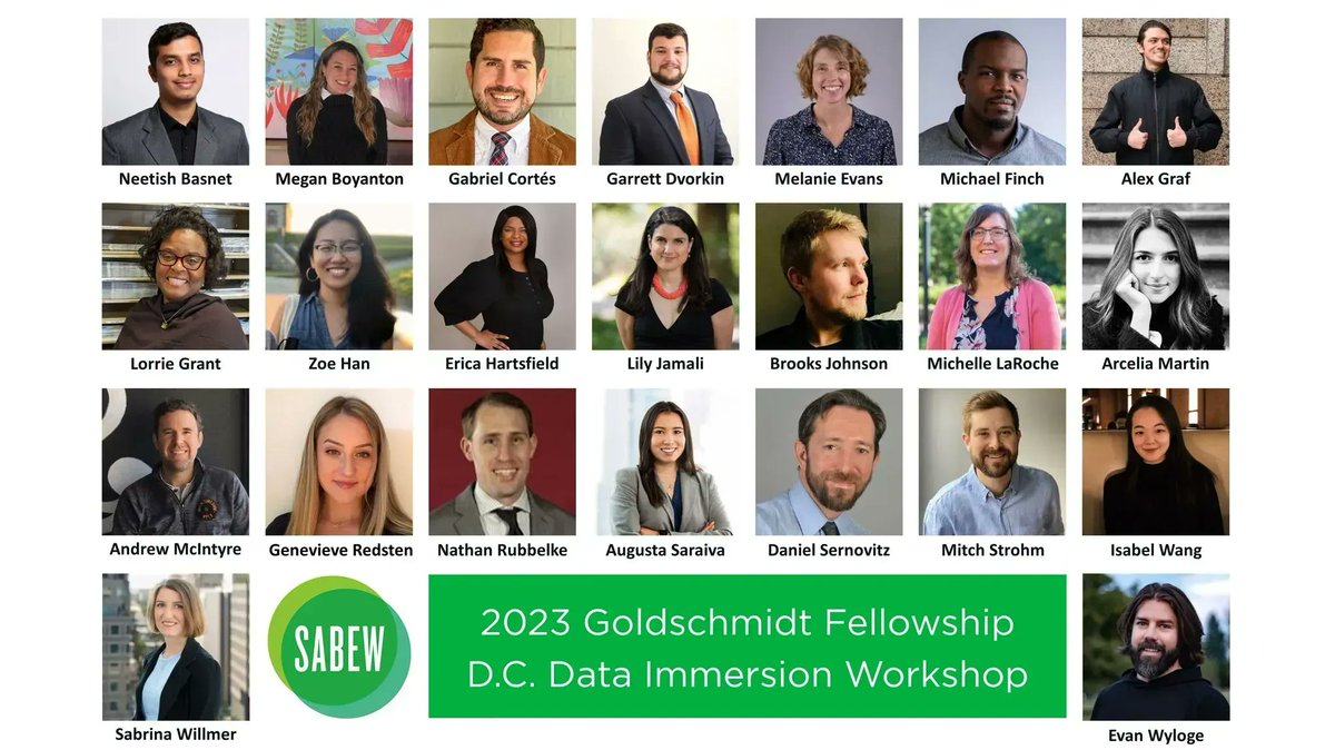 Congratulations to the 23 #business #journalists selected for <a href="/SABEW/">SABEW</a>'s 2023 Goldschmidt Fellowship #data workshop. Meet the fellows who are heading to Washington, D.C., Feb. 26 – Mar. 2 for the 9th annual program, led by <a href="/MartySteffens/">MartySteffens</a> &amp; <a href="/KevinGHall/">KevinGHall</a>.

🔗 bit.ly/3wXiZkw