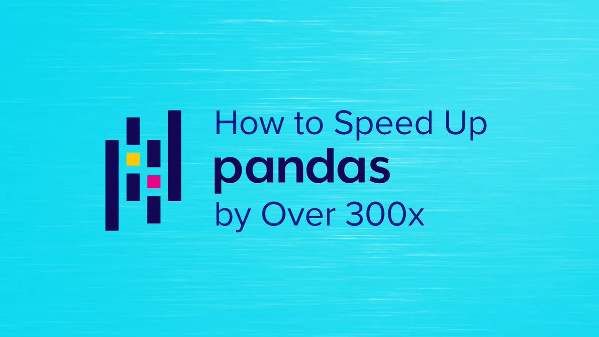 Exxactcorp's tweet image. How to Speed Up Python Pandas by over 300x
👉buff.ly/3DD4mH2

cc:@ipfconline1
#python #pandaspython