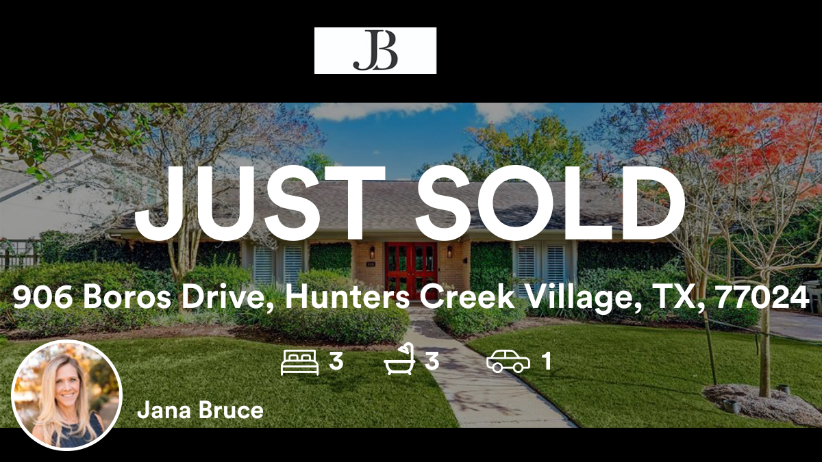 janabrucehtx's tweet photo. 🛌 3 🛀 3 🚘 1
📍 906 Boros Drive, Hunters Creek Village, TX, 77024

My latest sale on RateMyAgent.
 616184
https://t.co/moLNUK2wT2

...
#ratemyagent #realestate https://t.co/FB9tTafmud