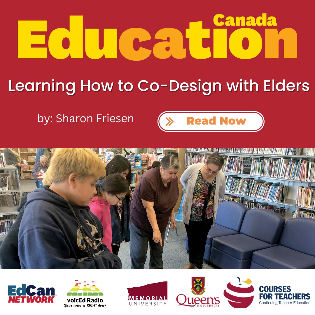Read <a href="/sfriesen/">Dr. Sharon Friesen, PhD</a>'s 1st-hand account of partnering with local Elders within the classroom and how the experience helped the author learn to unlearn.
ow.ly/AX5h50MIjVq 
*Featured in the NEW edition of #EducationCanada!
<a href="/UCalgary/">U Calgary</a> #EdCanKMb