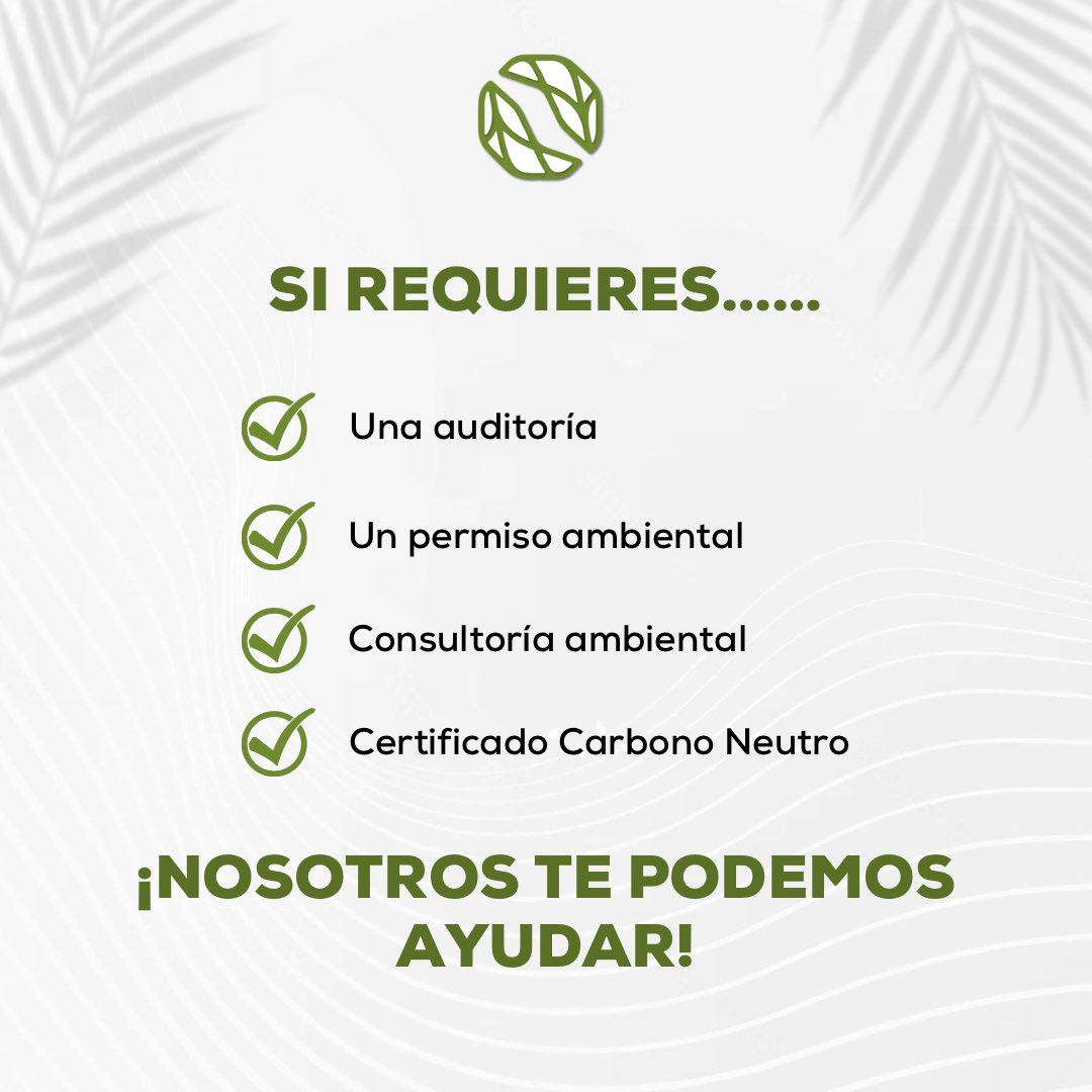 natureza_ec's tweet photo. Si necesitas de algún servicio ambiental, no dudes en contactarnos 
📲 098-287-7928

¡Somos la Alerta Verde que tu empresa necesita! 😉♻️💚

#consultoriaambiental #natureza #servicios #certificaciones #permisosambientales #auditorias #gestionambiental https://t.co/E4YO7nAZOp