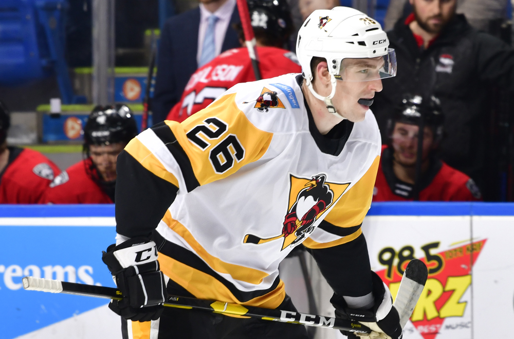 The Penguins have signed forward Justin Addamo to a PTO. Addamo leads the <a href="/WheelingNailers/">Wheeling Nailers</a> with 18 goals this season: wbspenguins.com/2023/02/03/pen…