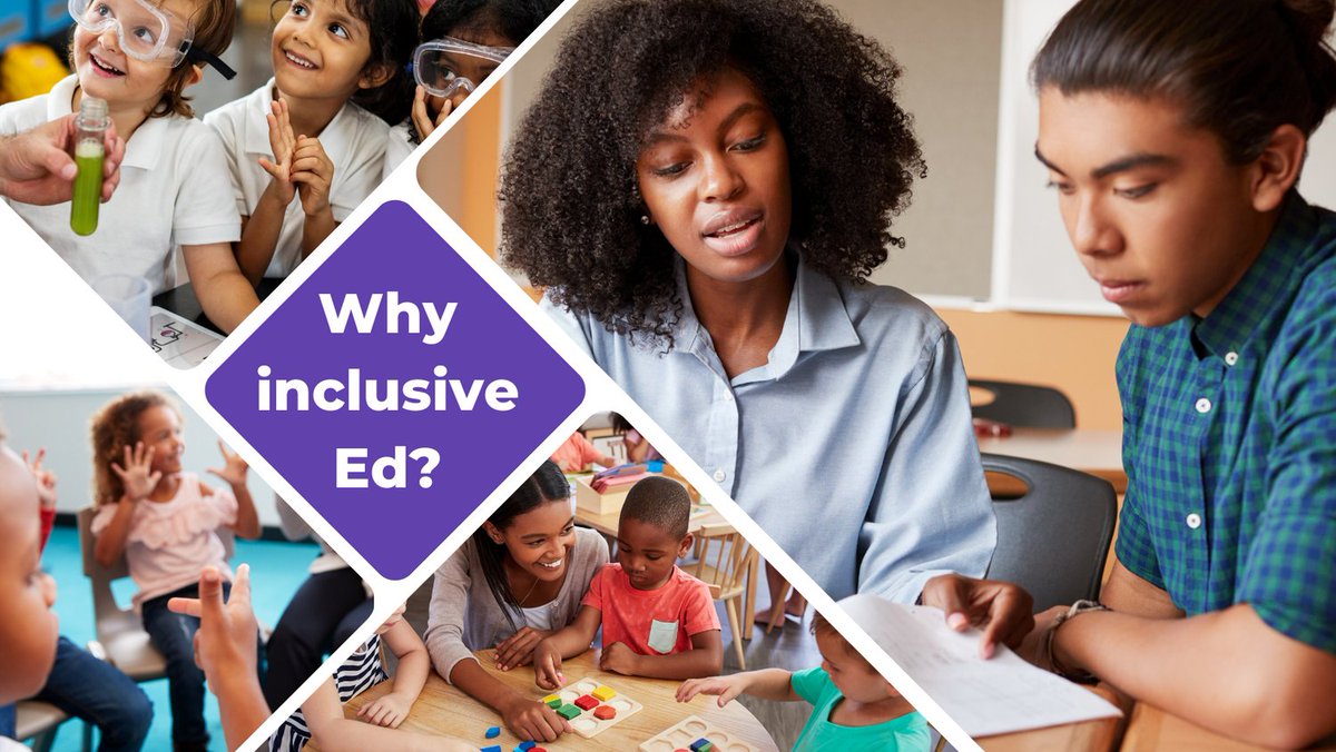 #inclusiveeducation is shown to 📚Improve student performance 🎓Raise grad rates 📖2x post-secondary enrollment ☝️Boost teacher effectiveness 💡Inspire positive teacher collaboration Click here to download inclusion in education resources: bit.ly/3XOSOZk