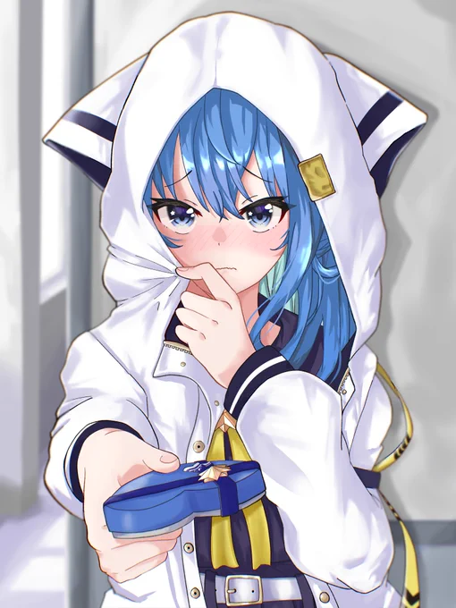 バレンタインも近づいてるので再掲新規絵も描いてマス #ほしまちぎゃらりー 