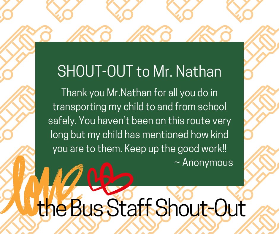 SantaFeISD's tweet image. Thank you, Mr. Nathan!
#lovethebusmonth #busdrivers #santafeisd