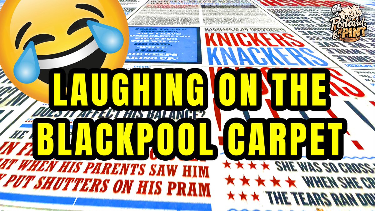 Bonus video on the YT channel this week. Take a look at the brilliant Comedy Carpet in front of Blackpool Tower youtu.be/zkJRY-EiwVI @The_Gazette @visitBlackpool #comedycarpet #Blackpool #kendodd #morcambeandwise #cannonandball #roychubbybrown #comedy