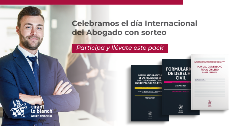 ⚡SORTEO⚡¡Celebra el Día Internacional del #Abogado llevándote este pack de libros!

Sigue estos pasos para participar ⤵️
👋 Síguenos.
❤️ Dale like.
💬 Menciona a un amigo.
🔃 Retuitea.

⚠️ Participa antes del 5 de febrero a las 23:59 horas. 

¡Suerte! 🍀