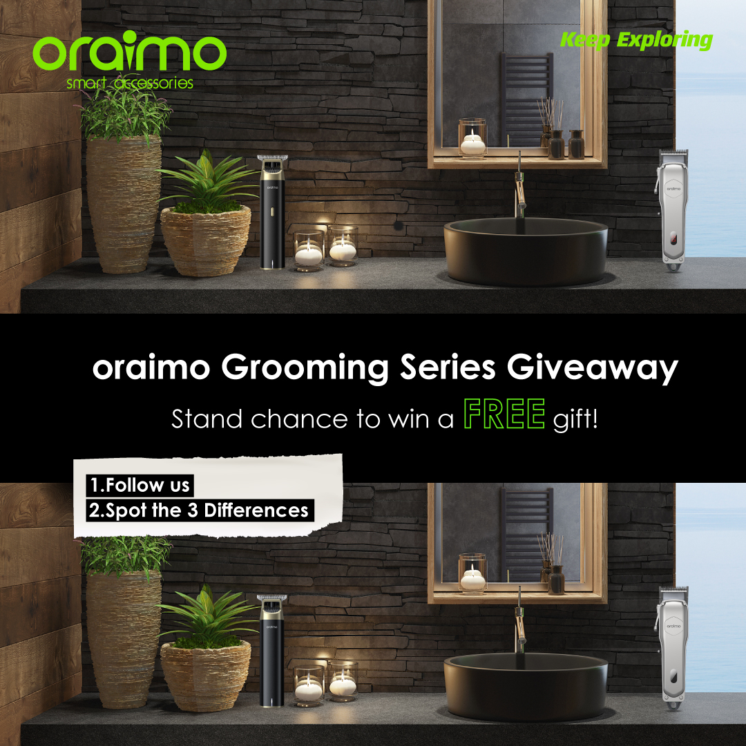 We have got a gift in the pipeline... 😁 There is a little difference in this picture but that little difference makes a big difference🔥. Can you spot the difference and stand the chance to win a gift🎁? #oraimogroomingseries #keepexploring