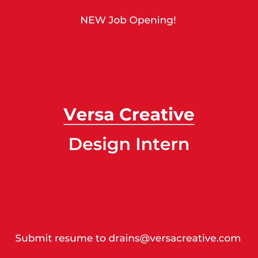 UHGAP's tweet photo. NOW HIRING! Versa Creative is growing and currently looking for brilliant candidates with a creative eye and vibrant personalities to join their team as Designer Interns.

Please submit resumes to drains@versacreative.com.

Good luck! https://t.co/riXKwNKccl