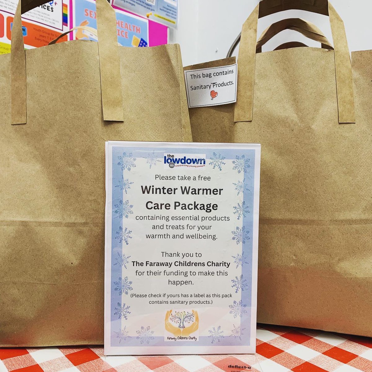 We would like to say a huge THANK YOU to Jay for being the person behind the scenes of our Winter Warmer Care Packages. She’s the one who has filled each bag lovingly by hand. Thank you Jay. You are a lowdown star ⭐️ #thankyou #youareastar