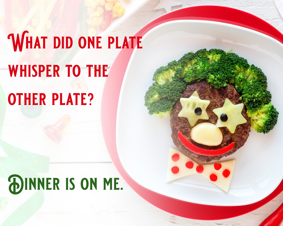 MBBooks2's tweet image. Dad Joke Time. 
What did one plate whisper to the other plate? 
Dinner is on me.
 #dadjoke #dinner