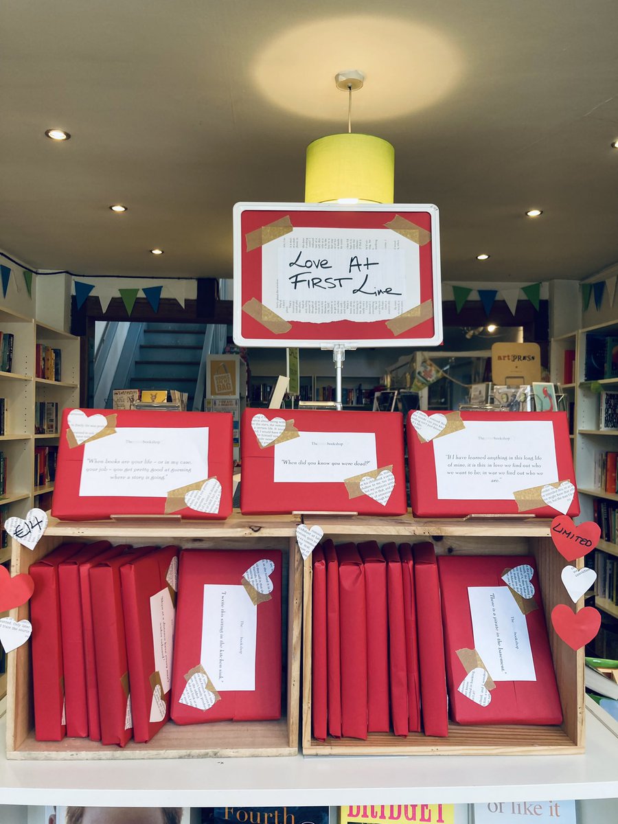 GutterDalkey's tweet photo. For a limited time only, we’re delighted to have our Love At First Line mystery books. All lovingly wrapped by Rebekah just for you.
Find your perfect match this February.
#LoveAtFirstLine #BlindDateWithABook #MysteryBook #CollectThemAll #SupportLocal https://t.co/E1Y3qq2B0Q