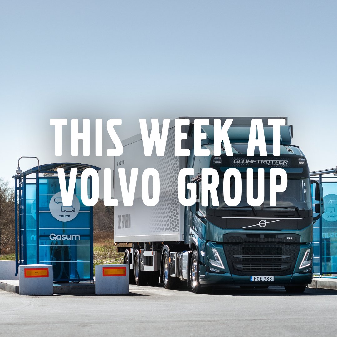 VolvoGroup's tweet photo. #VolvoGroupWeek - this week's highlights:
➡️ @VolvoTrucks launches powerful truck for lowering CO2 on longer transports
➡️ 10,000 #MackMD produced at Roanoke Valley Operations
➡️ @VolvoCE_EMEA completes wheel loader handover with the help of a tugboat across a Swiss lake https://t.co/1q6pKZYXue