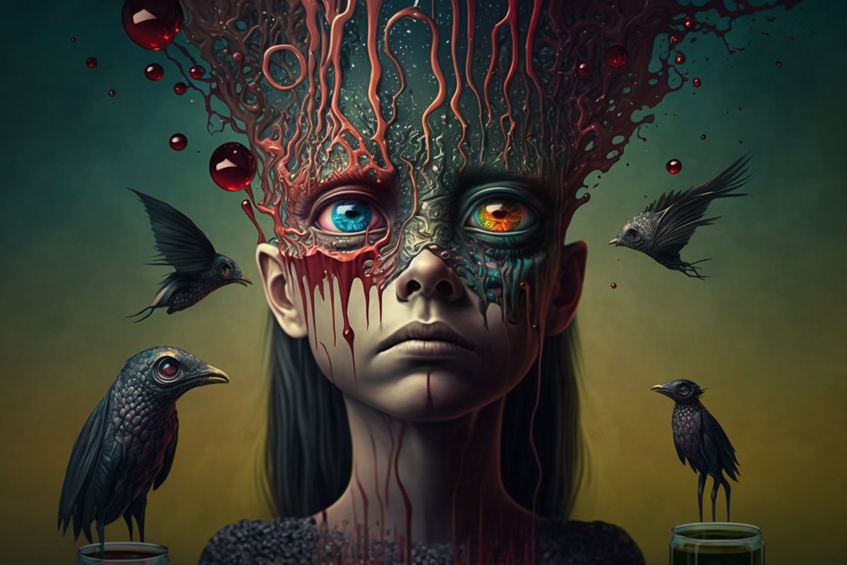 Working on some surreal pieces. These will be static and in very high resolution because they are meant to be printed and framed. Remember, you own the rights to any SC NFT you own and can use the art any way you like... 🍄🌾👊