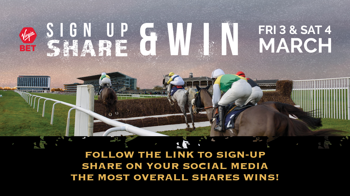 DoncasterRaces's tweet photo. ⭐ GRIMTHORPE CHASE COMPETITION⭐

•Tickets for two for both racedays 3rd &amp; 4th March
•Overnight stay (plus breakfast) in the Hilton Garden Inn Hotel 
•Watch the Grimthorpe from the parade ring
•Course walk with the Clerk of the Course

Enter now: https://t.co/iiGy27oJrB https://t.co/DmvqW74fip