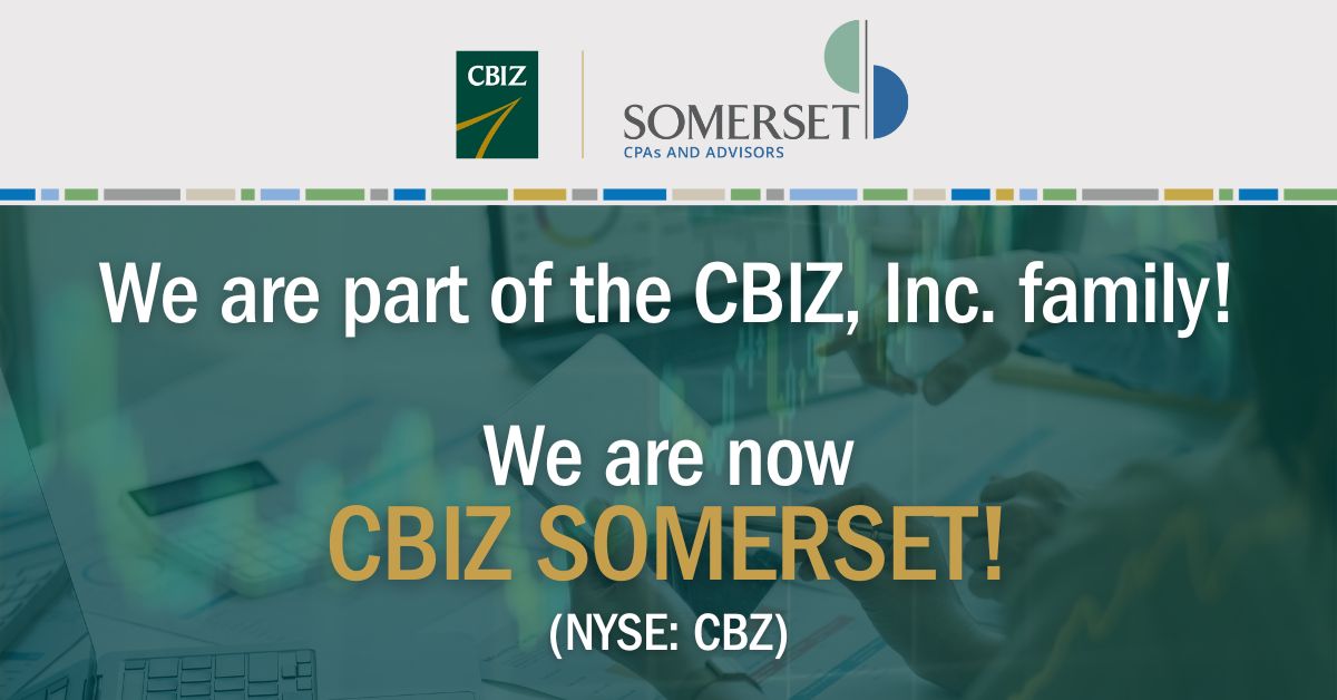 Please join me in welcoming the team from @SomersetCPAs to <a href="/cbz/">CBIZ</a>.  Somerset is the 5th largest #accounting provider in Indianapolis, with additional offices in Michigan City, Fort Wayne and Nashville. For complete details, please visit bit.ly/3l5MAWq.