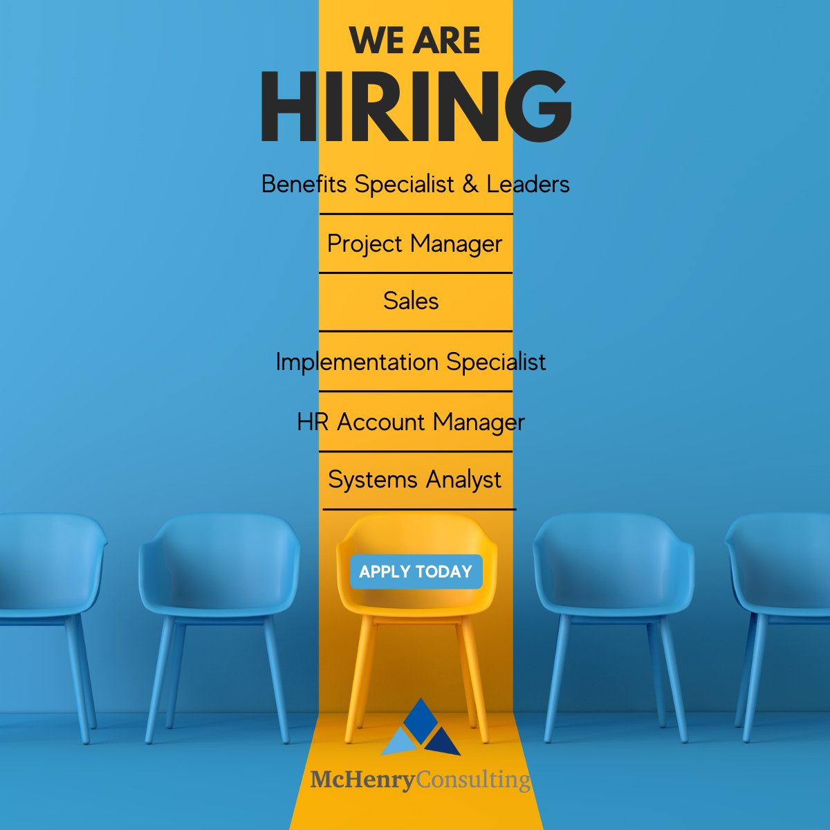 McHenryPEO's tweet photo. We are hiring! Please message us to learn more about these amazing industry opportunities 🙌 #McHenryPEO #PEOrecruiting #PEOsales #PEOsolutions #PEOadvisors #NAPEO https://t.co/A2gRG3F7Mc