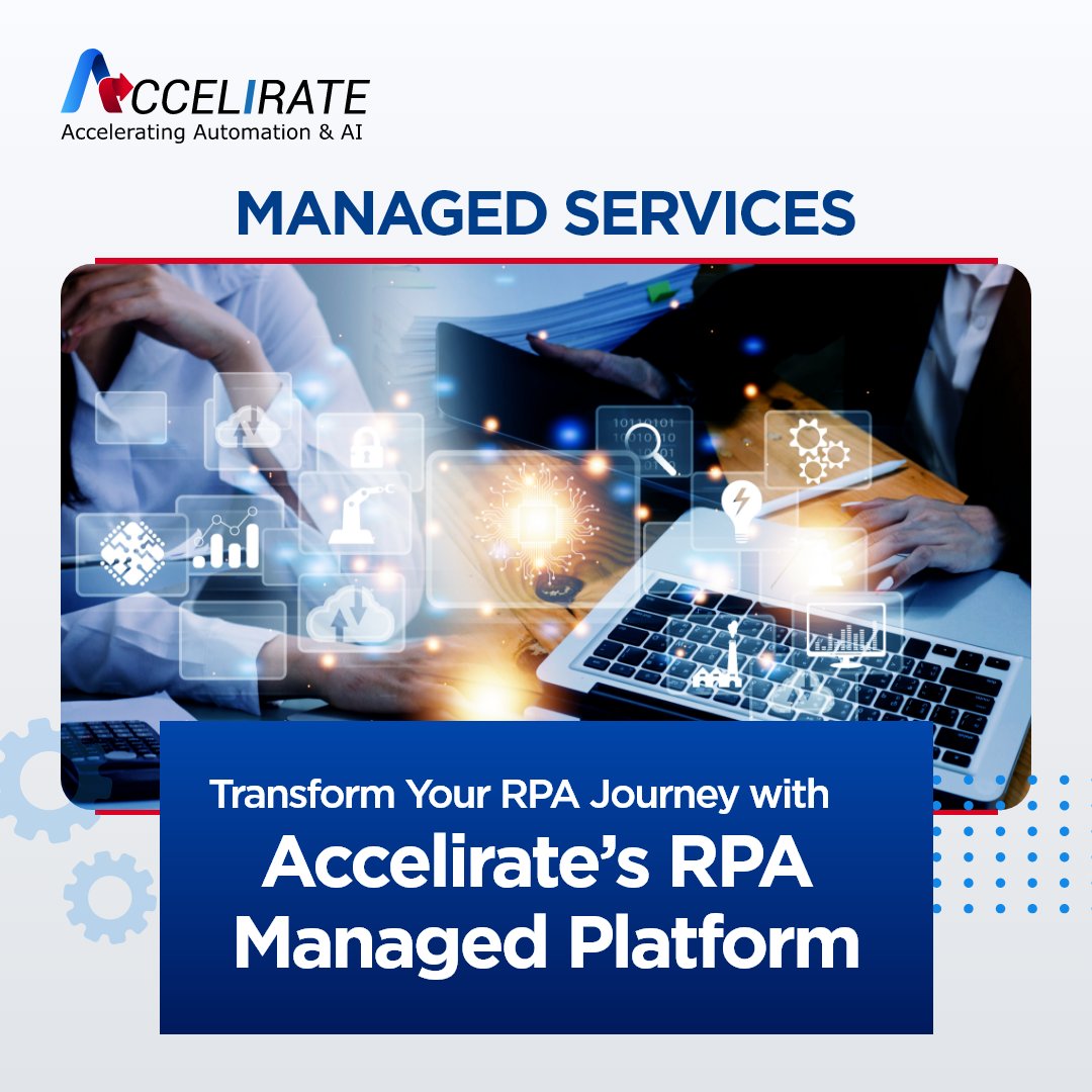 AccelirateInc's tweet photo. #Automation projects can now be scaled quickly and cost-effectively than before! Leverage Accelirate's RPA MSP to embark on a low-cost yet incredibly effective innovation-led #RPA journey right away! https://t.co/FHF2aN1usy
#Accelirate #UiPath #MSP #RoboticProcessAutomation #AI https://t.co/cli0kR0mGU