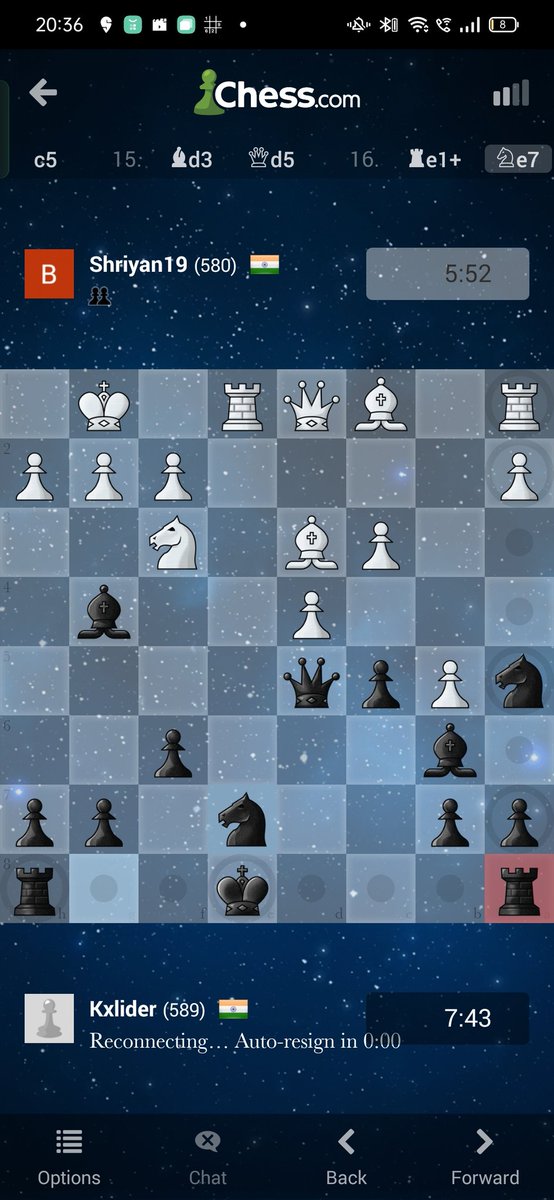 It's just showing this now. O checked my internet connection tried switching to cellular data and but still. <a href="/chesscom/">Chess.com</a> FIX THIS!

Idk about my rating now. I tried restarting and i can't see this game in logs.