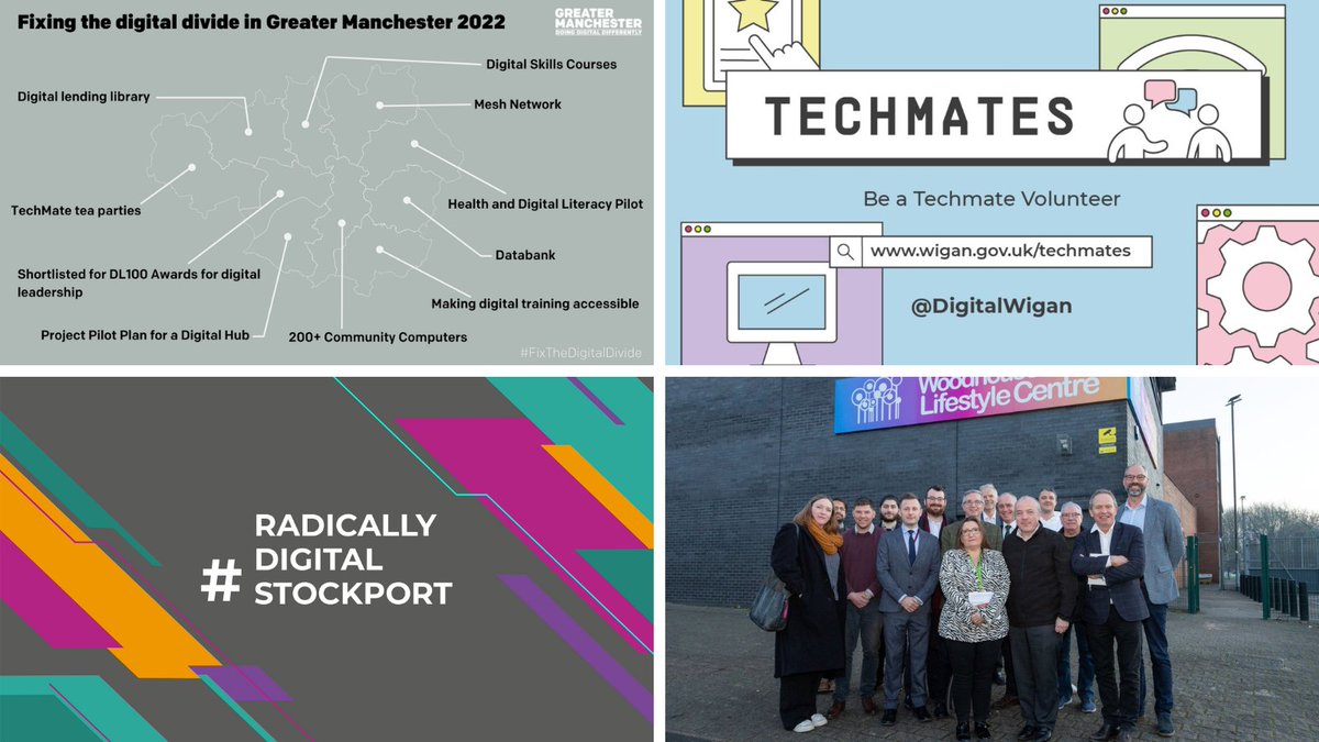 GMCAdigital's tweet image. 📬The latest #FixTheDigitalDivide bulletin is out now, featuring;
✅ Digital inclusion achievements across Greater Manchester in 2022
✅ Become a TechMate volunteer @DigitalWigan 
✅ @SMBC_Digital Mapping free Wi-Fi in Stockport

All this and more here ⬇️
mailchi.mp/9cac4b64871d/f…]
