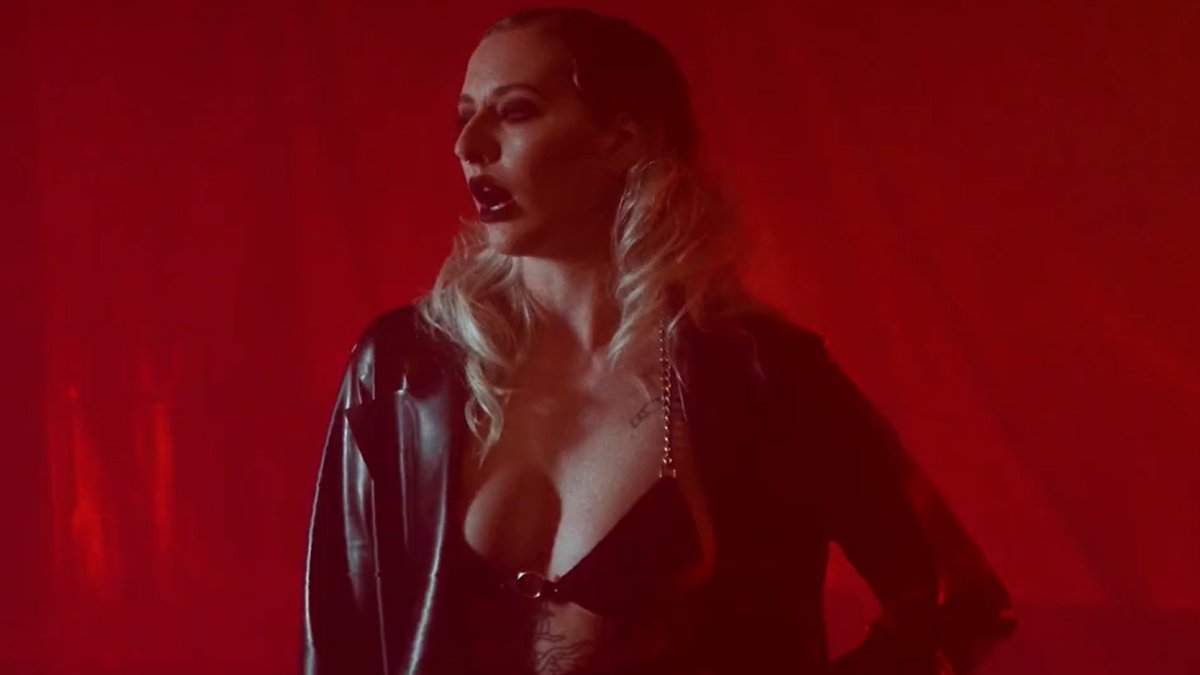 Revolvermag's tweet photo. 🙏 Catch the world premiere of VOSH's steamy video for their great new industrial song "Pray" https://t.co/KFPg2ASsvE https://t.co/PnhSsnV1Ew