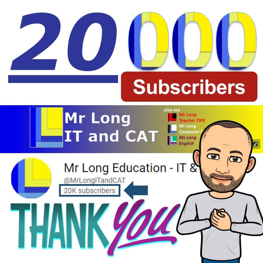 MrLongEducation's tweet photo. 20 000 Subscribers! WOW! Thank you to all the fans. Let's keep supporting the channel and keep sharing! Here is to 20000 more! Thank you, you are all amazing! 
https://t.co/XAqhE0jMGc
#20000Subscribers #20ksubscribers #mrlongeducation #doitthemrlongway https://t.co/ftjm4HN3oH