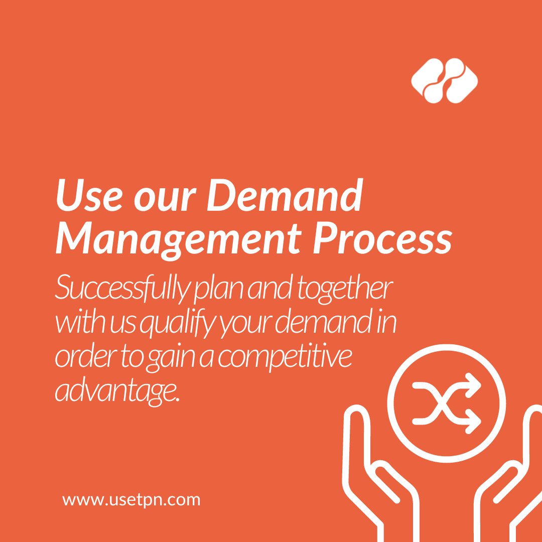 Maximize your business potential with our #demandmanagement process. Trust us to help you achieve your #companygoals and drive success. Contact us now to learn more about how we can support you.

#clients #TPN #softwaredevelopment #management #network