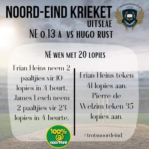 Laerskool Noord-Eind tweet media