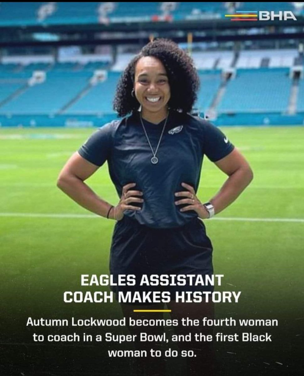 What an accomplishment for a couple reasons.  Philidelphia Eagles Asst Coach Autumn Lockwood makes history... 🔥
#ESPNw #WFA #WFAstrong #WFAPro #NFL #PhilidelphiaEagles