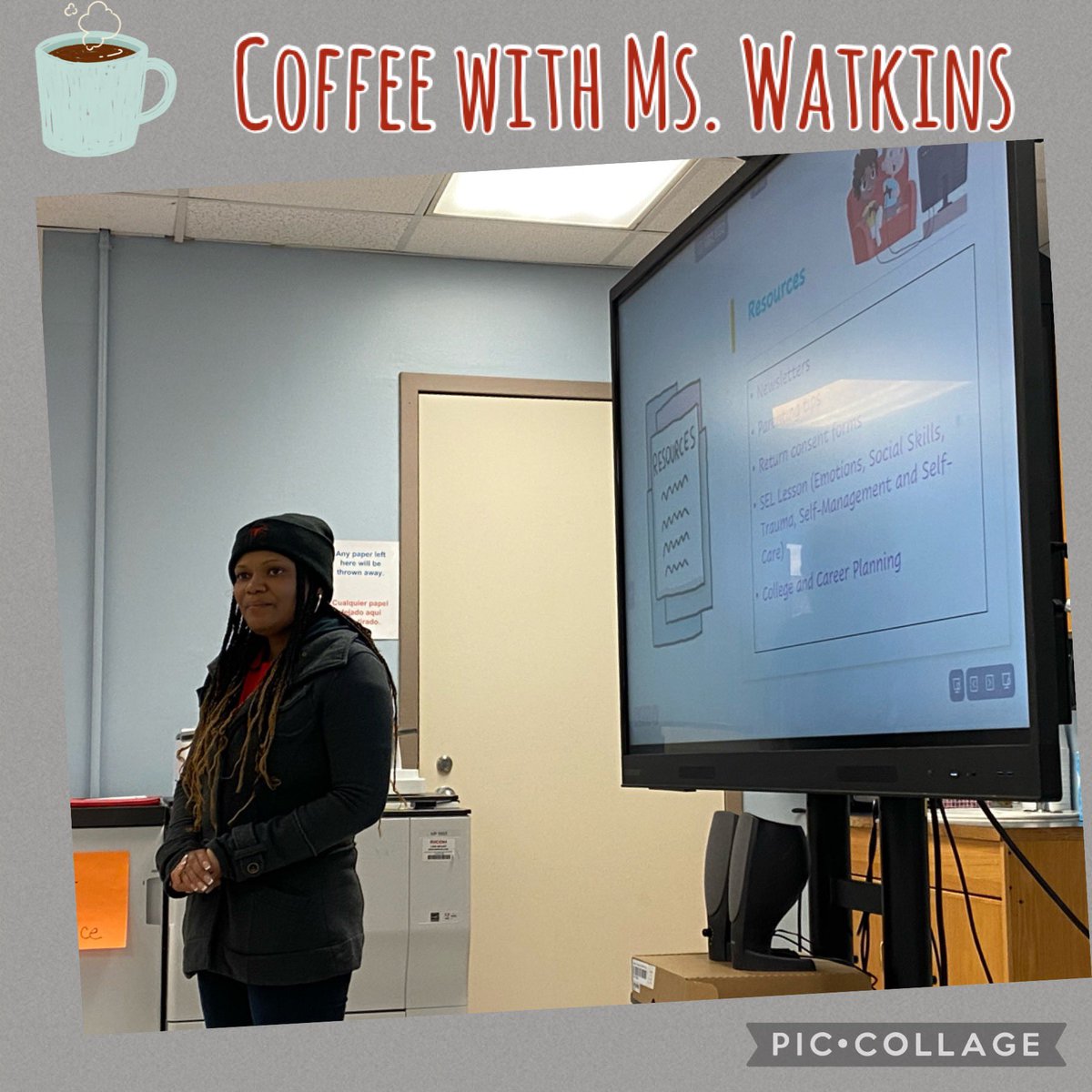 jrharris166's tweet photo. 🤩Thank you Ms Watkins for sharing how you support our 👩‍🎓students and 🏡families as the School Counselor! 🎮#LevelUpToMASTERY @ESO3_HISD @HISDCounseling https://t.co/6sgshfspIo
