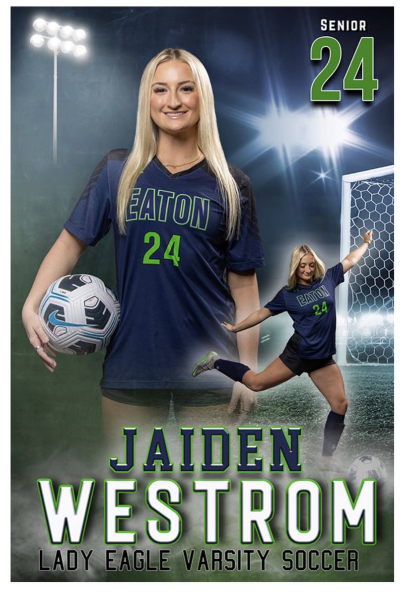 tracywestrom's tweet photo. ITS GAMEDAY for my girl @jaiden_westrom &amp; the @EHS_LadyEagles !! Excited to cheer yall on after being stuck at home for a week ~ DFW Ice storm. 🥶 good luck  Eagles! 💙⚽️💚 #westrom #senior #24 #outsideback #highschoolsoccer 

https://t.co/JQomcwlNSy https://t.co/ubBIZqOEju