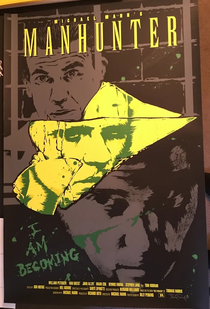 mtrprods's tweet photo. #BillyPerkins has some cool signed film prints up:
Giclee version of his 23" x 35" 2008 #TheShining @MondoNews art
17 " x 32" screen print for the 1973's crime drama, #BlackCaesar
Private commission GID print for #MichaelMann's 1986's #Manhunter
https://t.co/wMwfHHa2QE https://t.co/2EZEN5KkcK